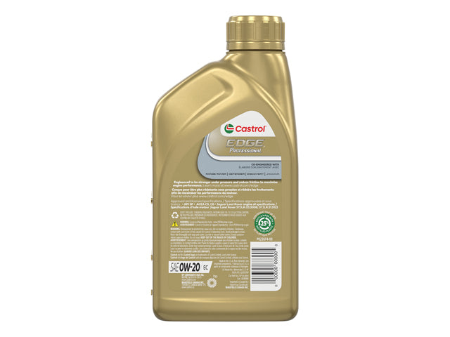 Porsche Engine Oil - Castrol Edge Professional - 0W-20 Synthetic (1 Quart), 911/Cayenne | 1988-2006 15DA2C