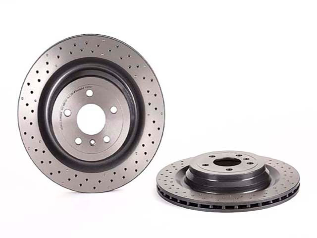 Mercedes-Benz Brake Disc - Vented and Cross Drilled (345 X 22 mm) | 2013-2014