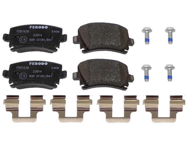 Porsche Brake Pad Set, Panamera | 2012 1K0698451H