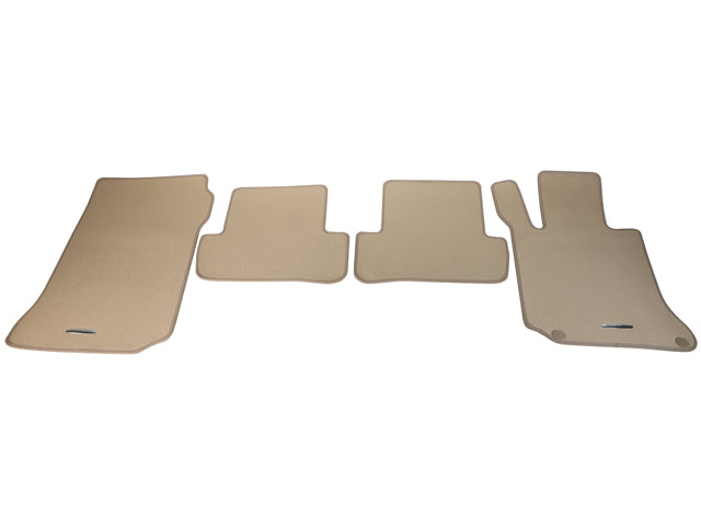 Mercedes-Benz Floor Mat Set - Beige Carpeted | 2008-2015 2046802148658P90