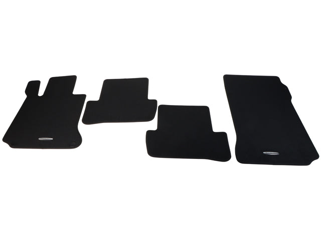Mercedes-Benz Floor Mat Set - (Black Carpeted) | 2008-2015 2046802148659F87