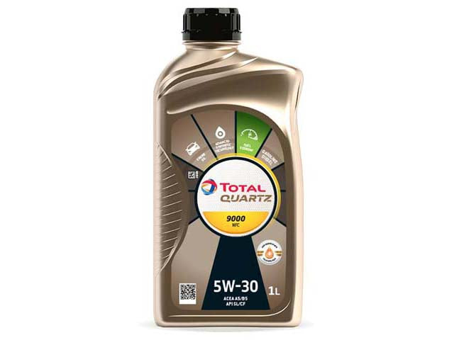 Porsche Engine Oil - Total Quartz 9000 NFC - 5W-30 Synthetic (1 Liter), Cayenne/Panamera/718 Boxster | 2004-2019 213777