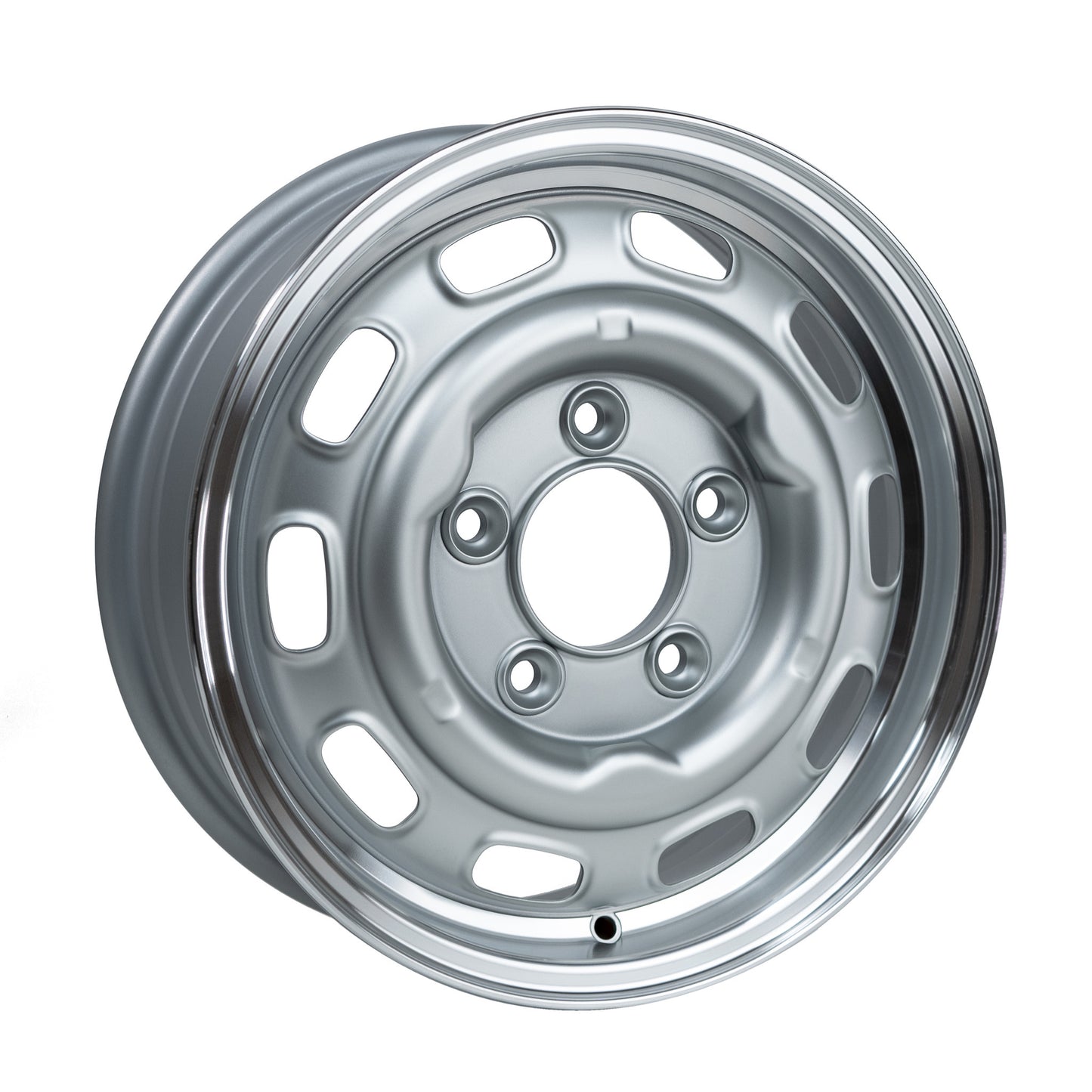 Porsche LMZ1550 Cut Dish 15 x 5″ Alloy Wheels Satin Silver