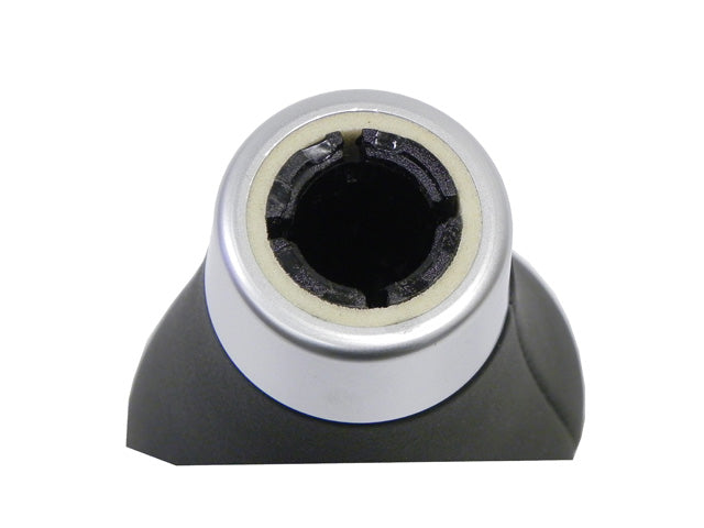 BMW Shift Knob - Black Leather with "M" 6-Speed Emblem (Heavy, Push on Type) | 2003-2010 - Sierra Madre Collection