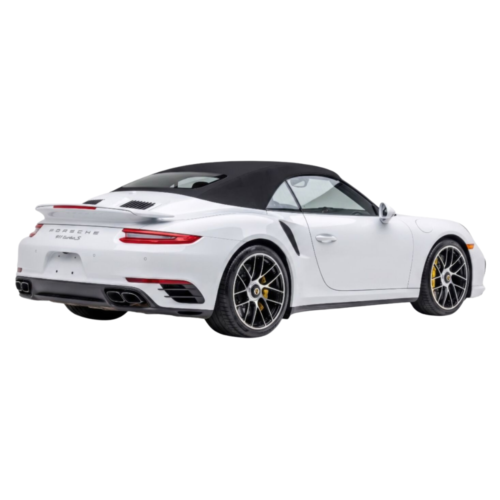German A5 Acoustic Canvas Convertible Top - Black - 911 | 2012-2025