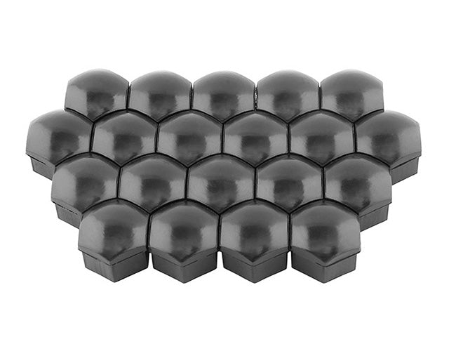 BMW Wheel Lug Bolt Cap Set (20 Pack) (Dark Grey) | 1987-2019 31471686