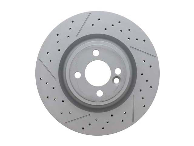 BMW Brake Disc - Cross-Drilled and Slotted (316 X 22 mm) | 1985-2008 34116855782
