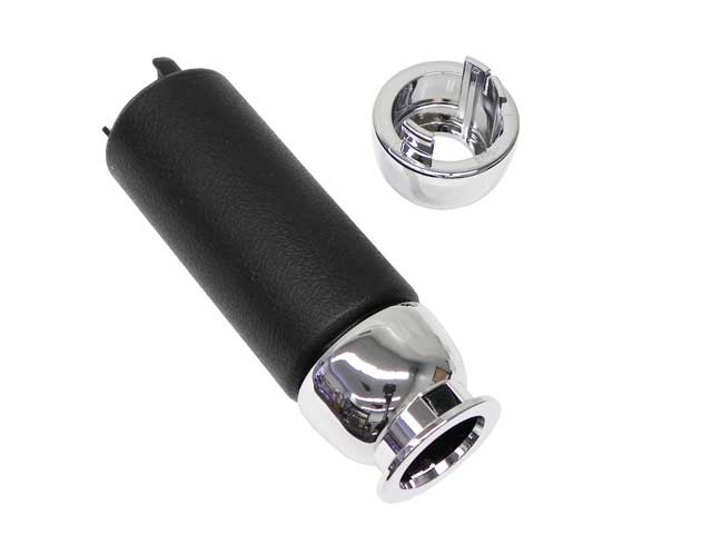 BMW Parking Brake Lever Handle - Black with Chrome Tips (Chromeline) | 2000-2020 34406774436