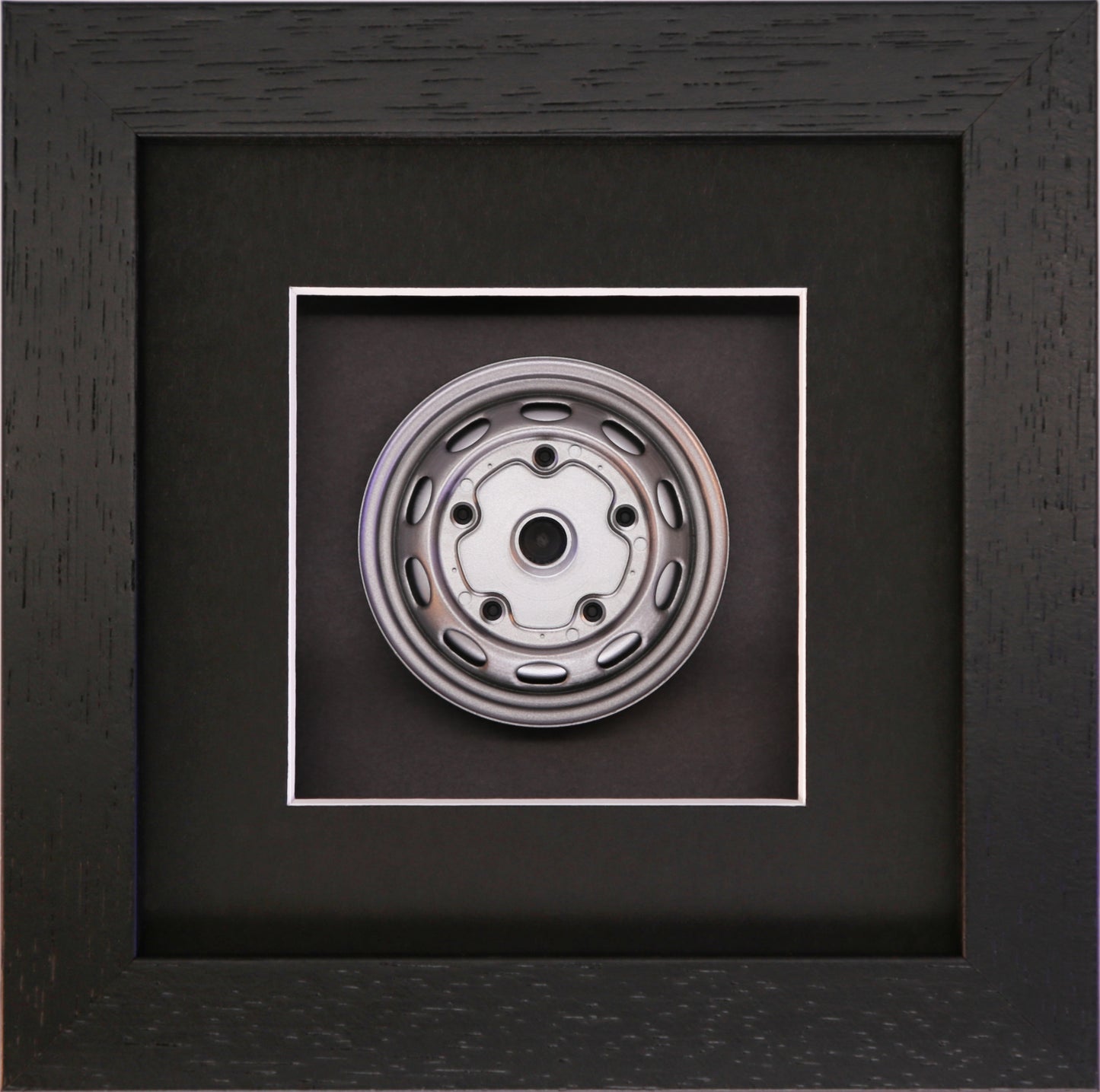 356A 550 Steel Wheel Open Porsche Art Box Framed - 1:8 Scale