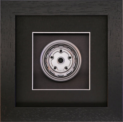 356A 550 Steel Wheel Open Porsche Art Box Framed - 1:8 Scale