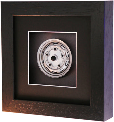 356A 550 Steel Wheel Open Porsche Art Box Framed - 1:8 Scale