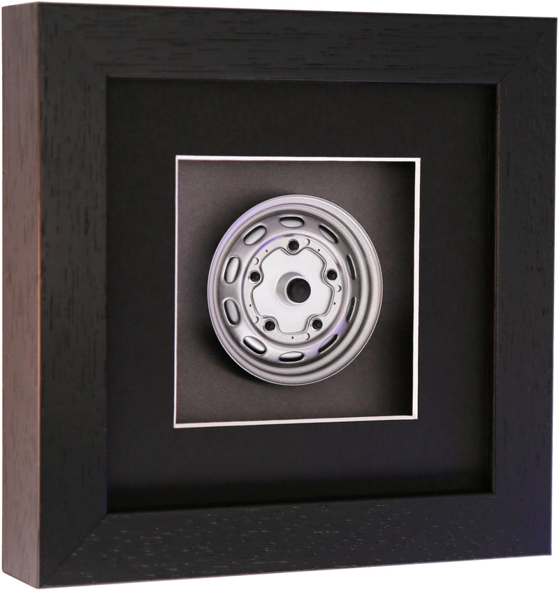 356A 550 Steel Wheel Open Porsche Art Box Framed - 1:8 Scale
