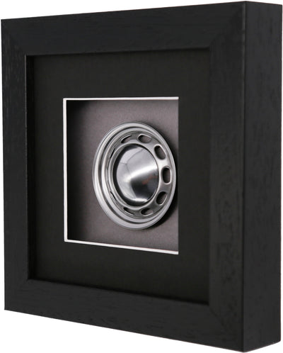 356A 550 Steel Wheel with Hubcap Porsche Art Box Framed - 1:8 Scale