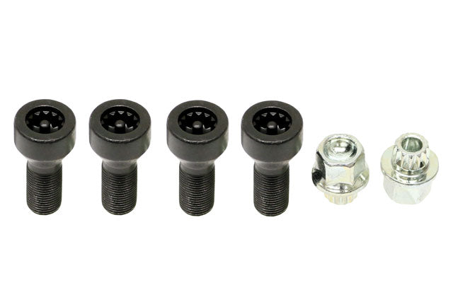 BMW Wheel Lock Set - Black, Internal Spline Drive Type | 2007-2025 36136776076