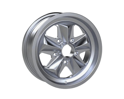 Porsche HF1550 Heritage 15 x 5″ Alloy Wheels - Silver/Diamond Cut/Matt Clear