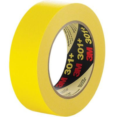3M Performance Yellow Masking Tape 301+ - 1.88 Inch x 60 Yards