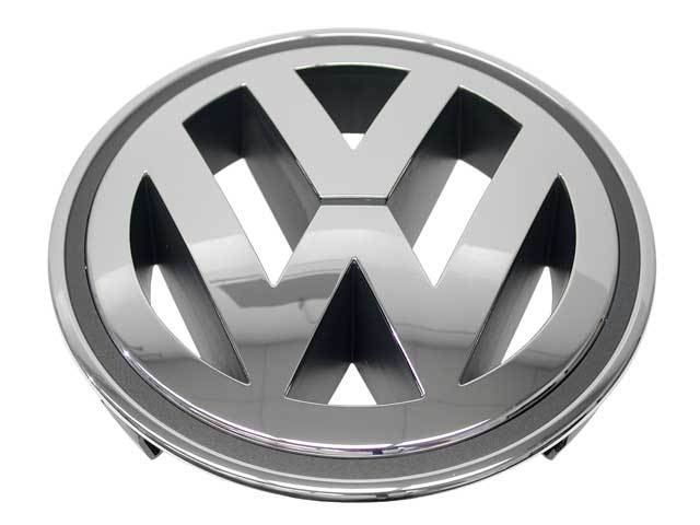 BMW Grille Emblem "VW" - Chrome/Anthracite | 2014-2022 3C0853600AMQH