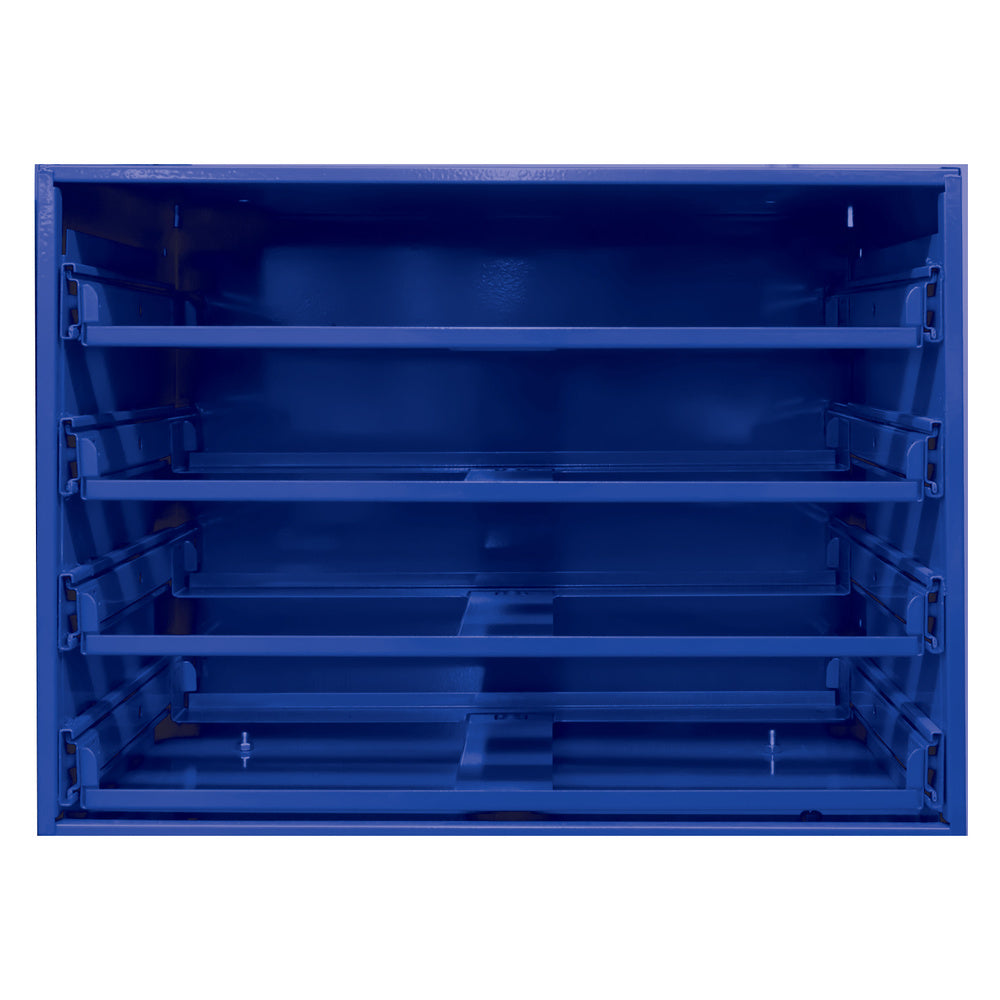4 Drawer Blue Large Storage Rack
