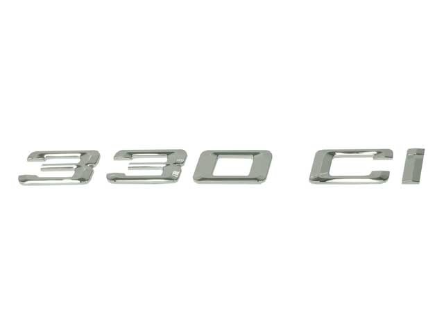 BMW Emblem - "330Ci" for Trunk Lid | 2001-2006