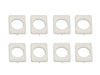 BMW Seat Rail Bushing Kit - White Acetal Resin (Delrin) | 1996-2002