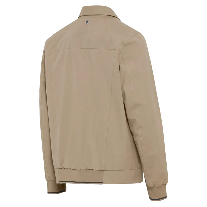 60Y Porsche 911 Straight Cut Men's Light Beige Jacket - Large