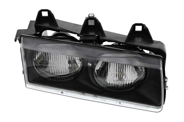 BMW Headlight Assembly (Halogen) with Reflector | 1992-1999 63121387862