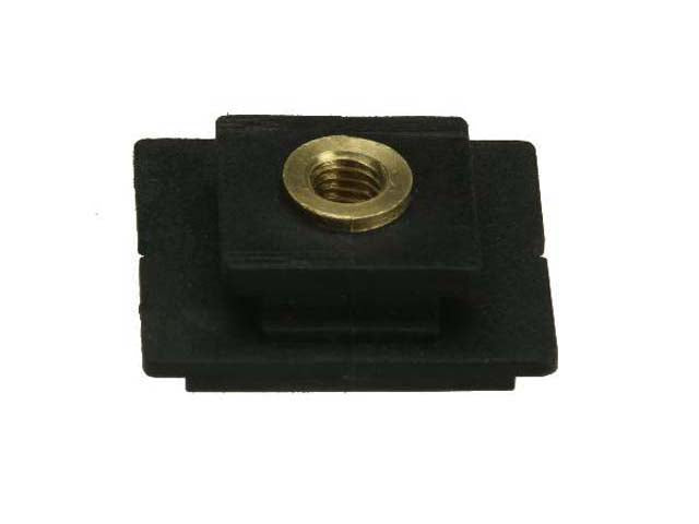 Mercedes-Benz Headlight Mounting Nut - Plastic with Threaded Brass Insert | 2005 63122752224