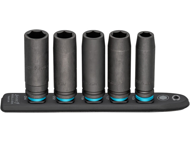 Socket Set - 1/2" Impact Socket Hazet SmartRail System 900SLGSR5