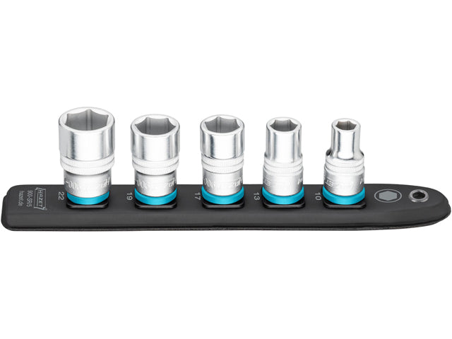 Socket Set - 1/2" Drive 5-piece Hazet SmartRail System 900SR5