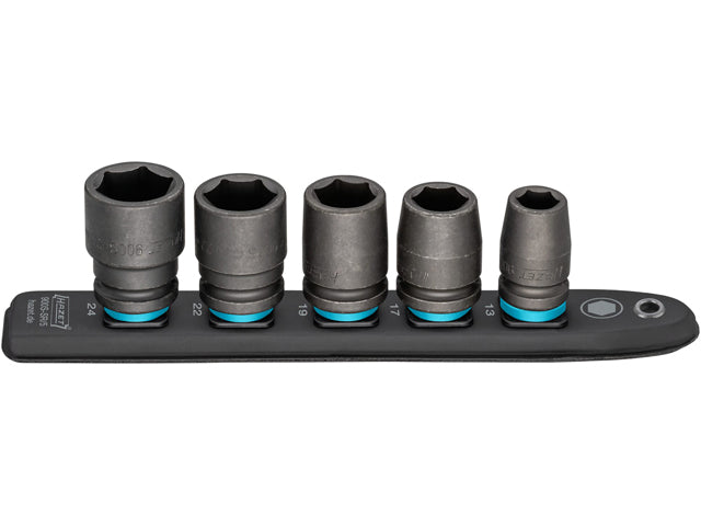 Socket Set - 1/2" Impact Socket Hazet SmartRail System 900SSR5