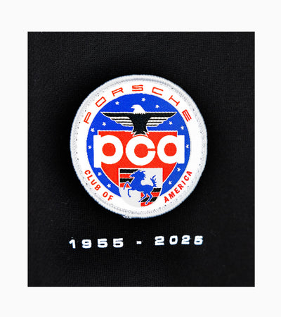 911 Club Coupe Porsche x PCA Screen Print Men's Black Zip-Up Hoodie