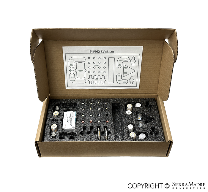 LED Bulb Upgrade Kit, 12V, 911/912 (65-68) - Sierra Madre Collection