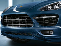 Air Intake Grille Painted In Black (High Gloss), 95804480004, Cayenne - Sierra Madre Collection