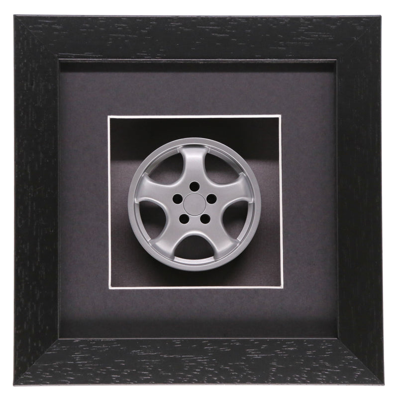 964 Cup I Wheel Model Porsche Art Box Framed - 1:8 Scale