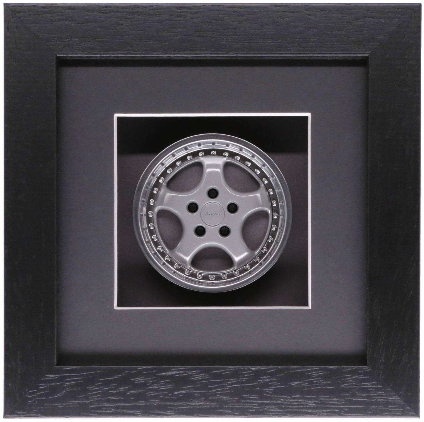 964 Turbo 3.6 Wheel Model Porsche Art Box Framed - 1:8 Scale
