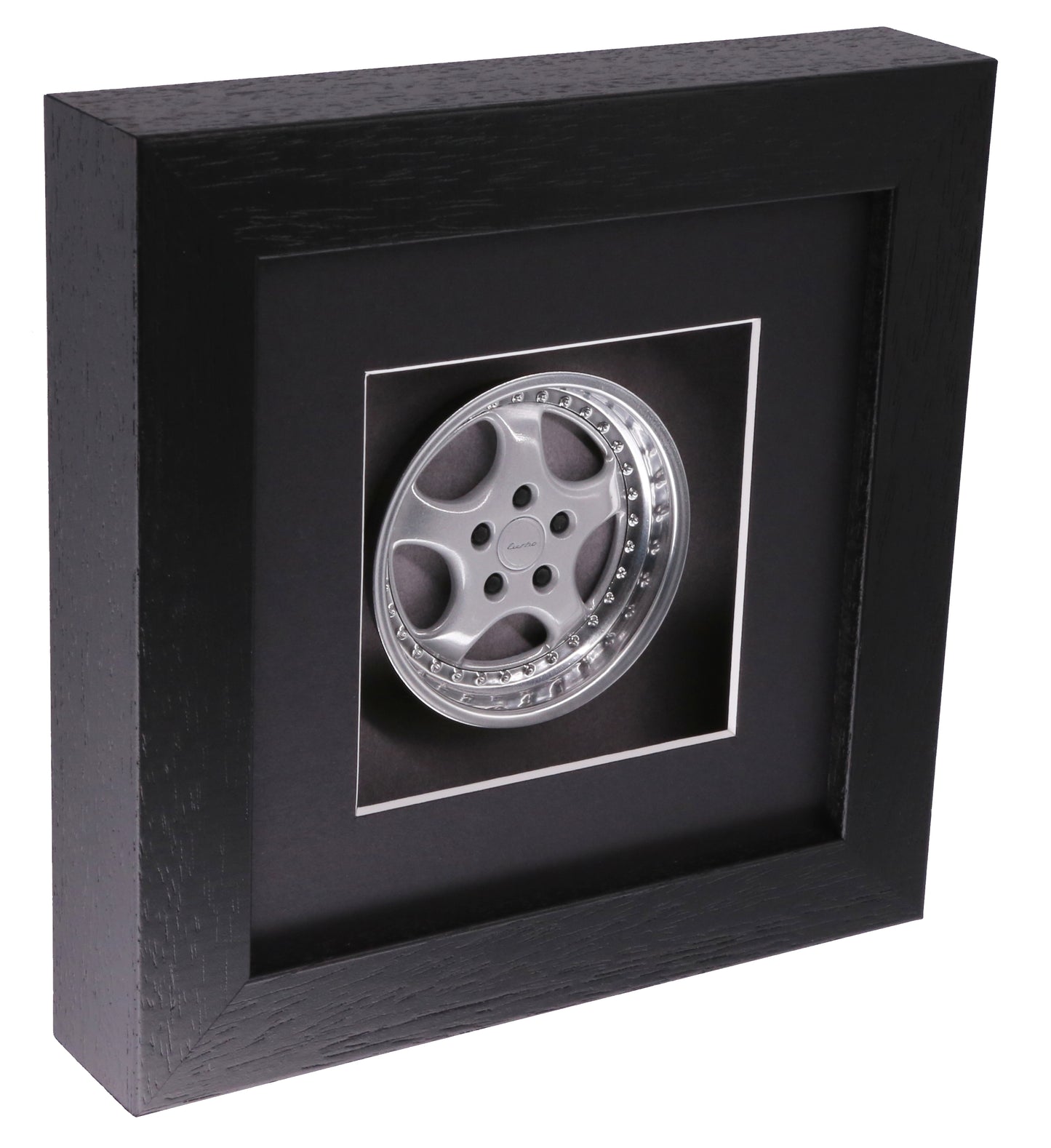 964 Turbo 3.6 Wheel Model Porsche Art Box Framed - 1:8 Scale