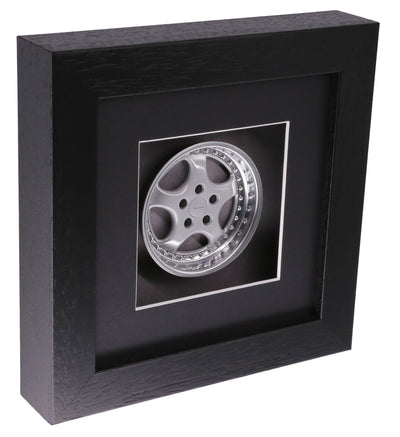 964 Turbo 3.6 Wheel Model Porsche Art Box Framed - 1:8 Scale