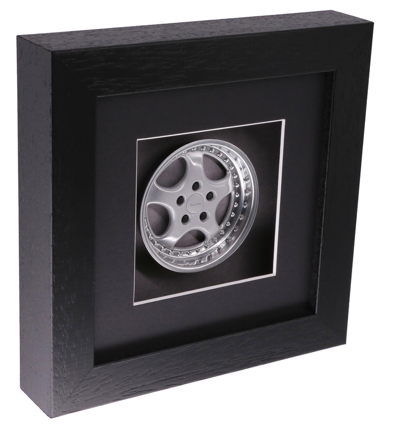 964 Turbo 3.6 Wheel Model Porsche Art Box Framed - 1:8 Scale