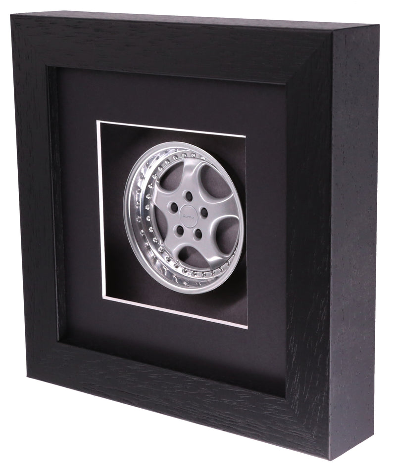 964 Turbo 3.6 Wheel Model Porsche Art Box Framed - 1:8 Scale