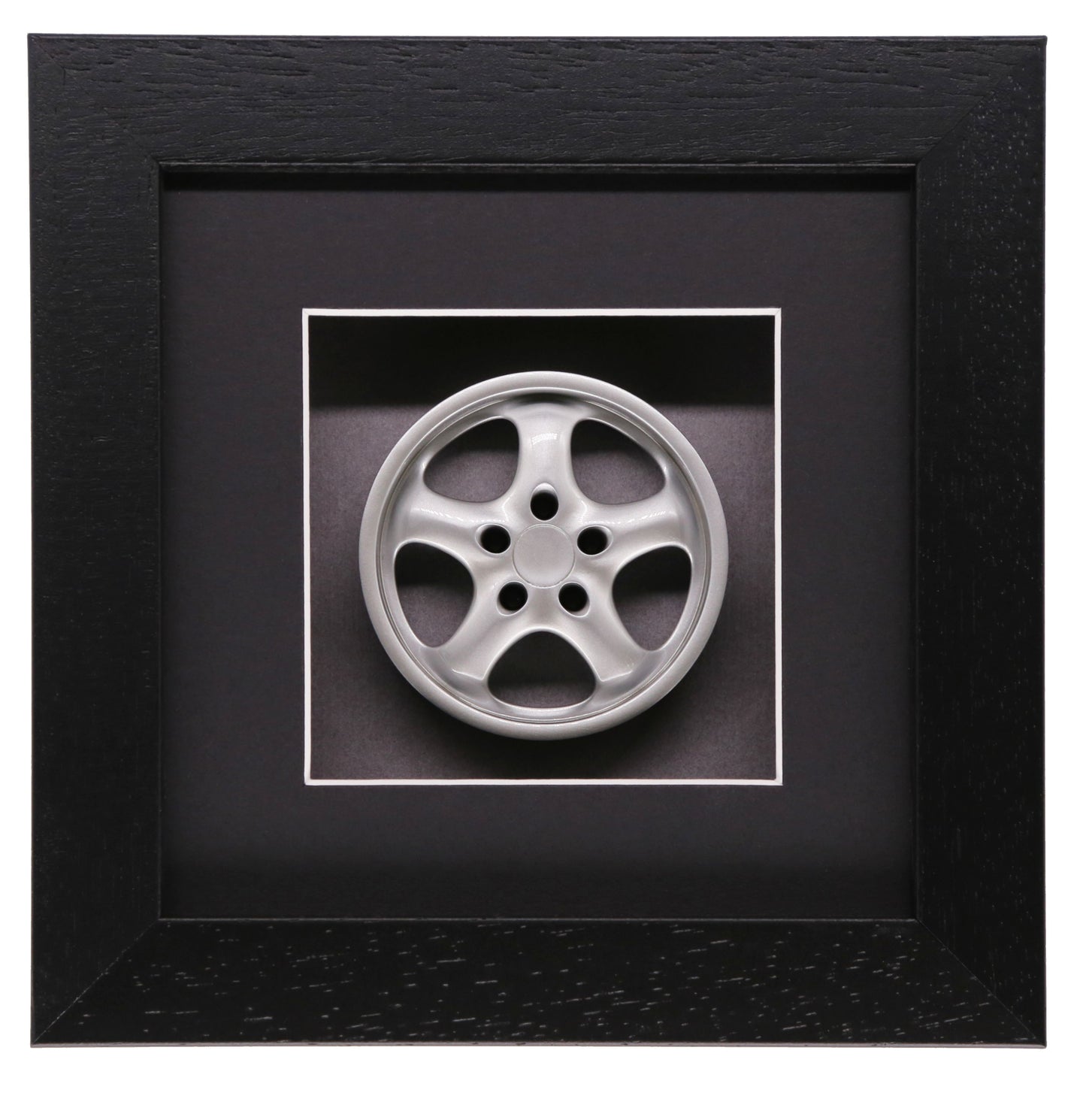 993 Cup II Wheel Model Porsche Art Box Framed - 1:8 Scale
