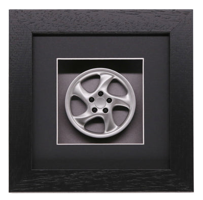 993 Turbo Twist Wheel Model Porsche Art Box Framed - 1:8 Scale