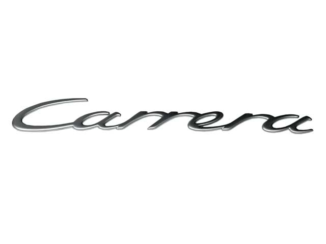 Porsche Emblem "Carrera" Silver for Decklid, 911 | 1999-2005