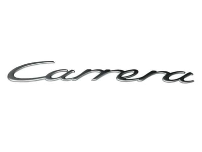 Porsche Emblem "Carrera" Silver for Decklid, 911 | 1999-2005