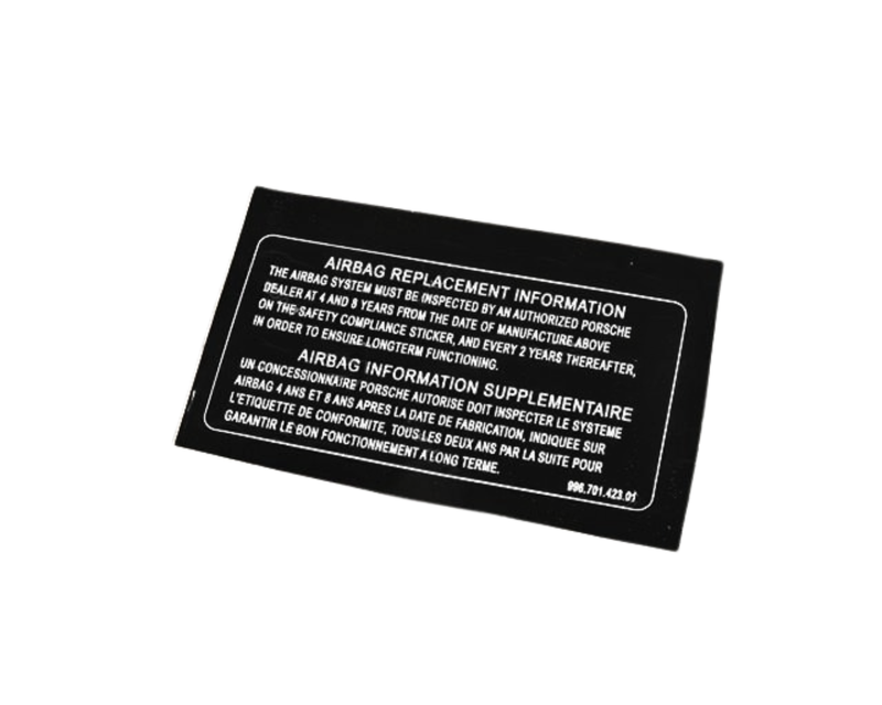 Air Bag Sticker - 911 | 1999-2004