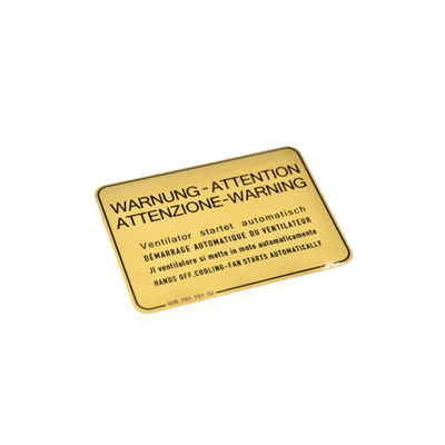 Attention Fan Decal - 928 | 1978