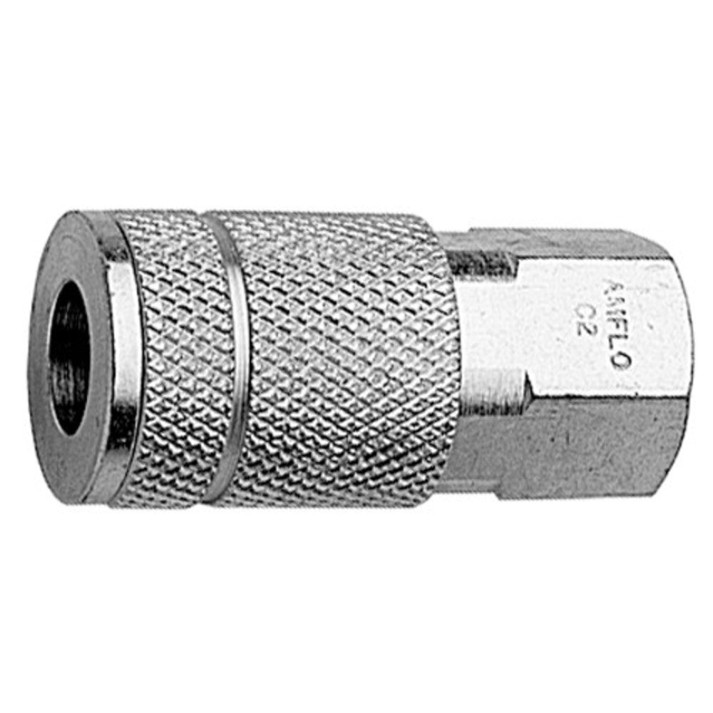 Auto Standard Truflate Female Npt Air Coupler - 1/4 Inch