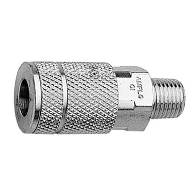 Auto Standard Truflate Mnpt Air Coupler - 1/4 Inch