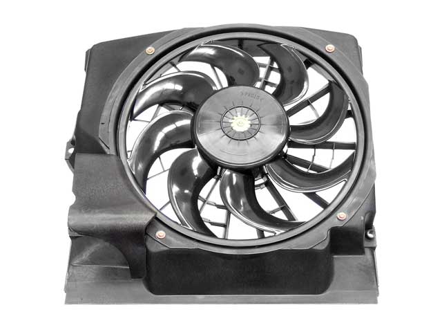 BMW Auxiliary Fan Assembly with Shroud for A/C Condenser | 1992-1999 64508364093