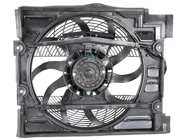 BMW Auxiliary Fan Assembly with Shroud for A/C Condenser | 1997-1999 64548380780