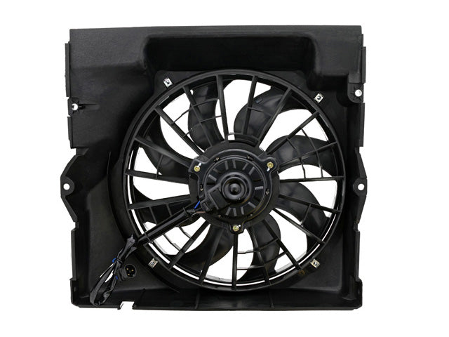BMW Auxiliary Fan Assembly with Shroud for A/C Condenser | 1992-1999 64508364093